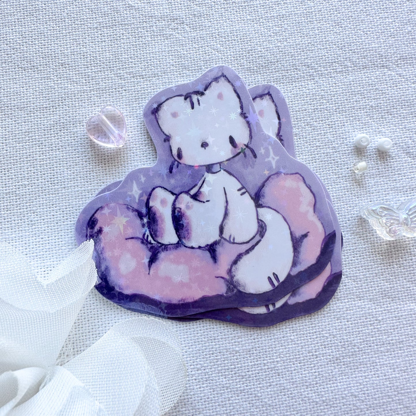 Sad Zora Holo Sticker