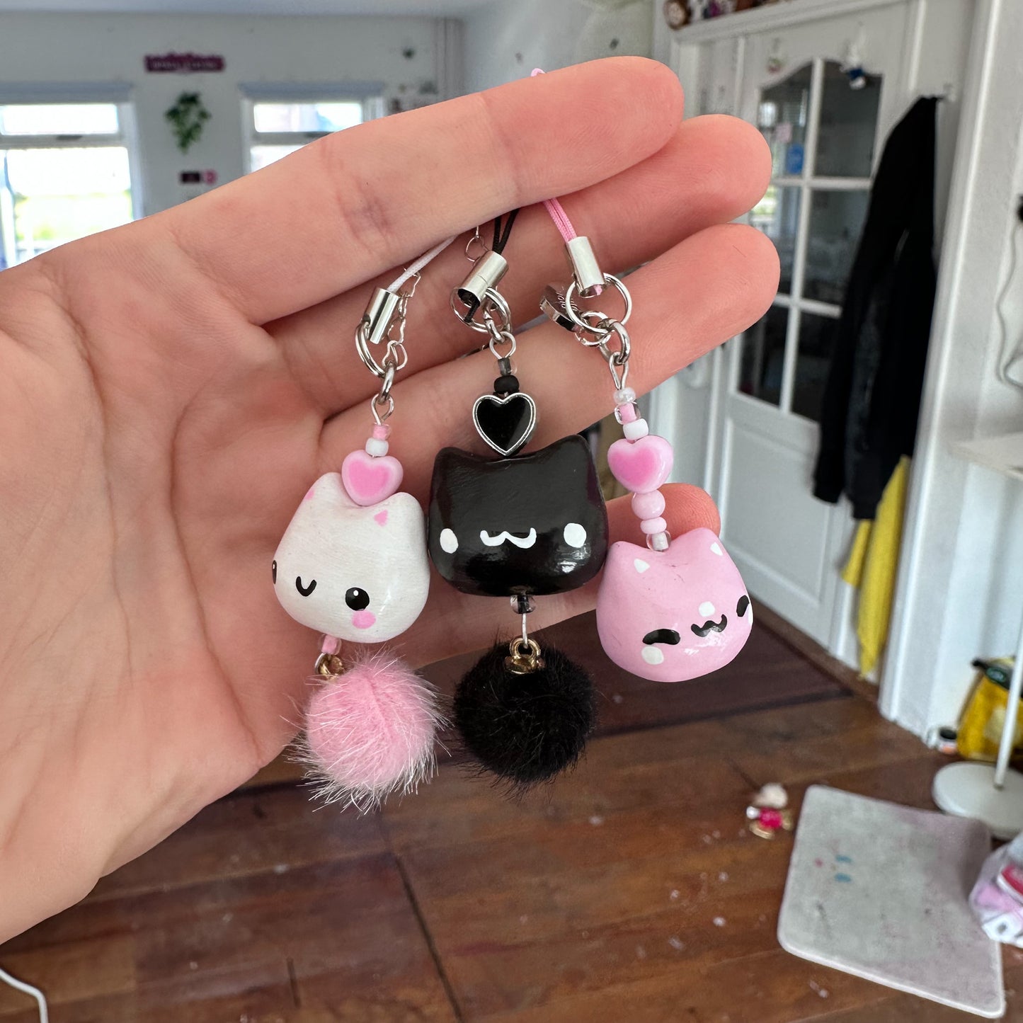 Chonky Cat Clay Charms
