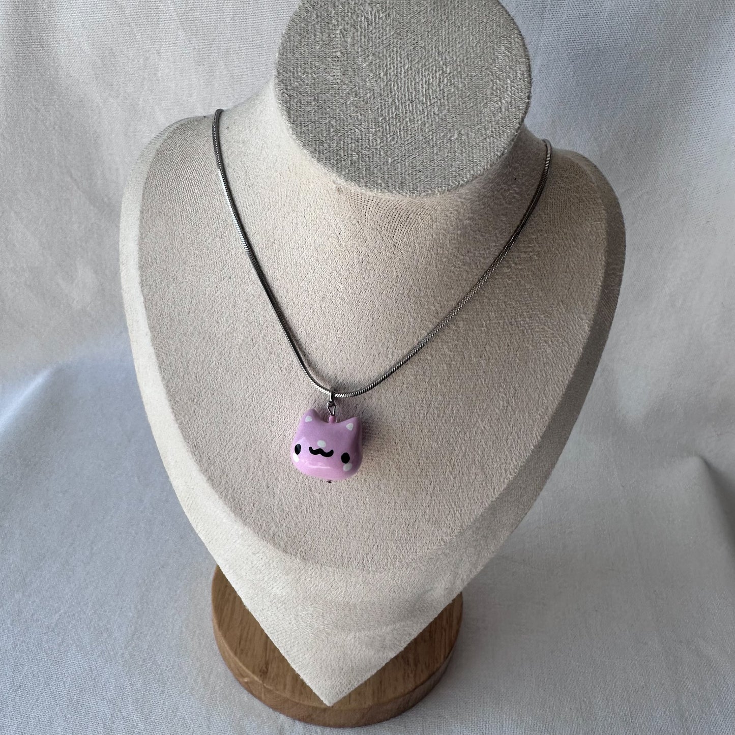 Chonky Cat Clay Necklaces