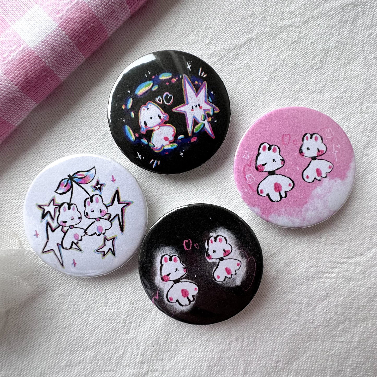 Space Cuties Buttons