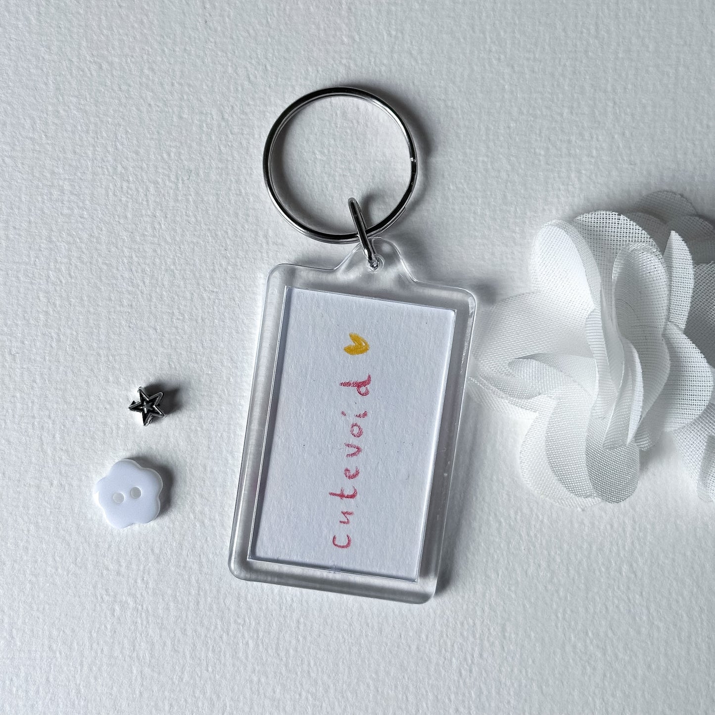 Clown Kitty Keychain