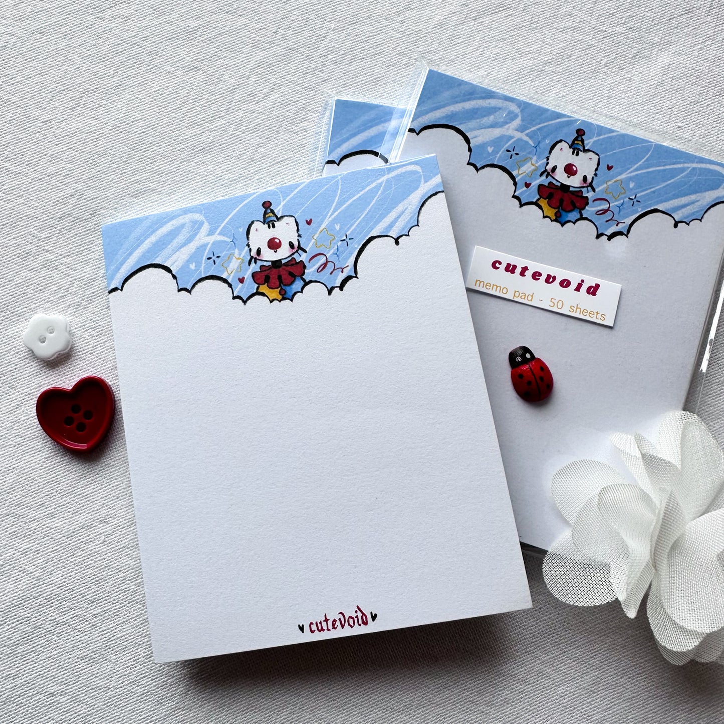 Silly Clown Memo Pad