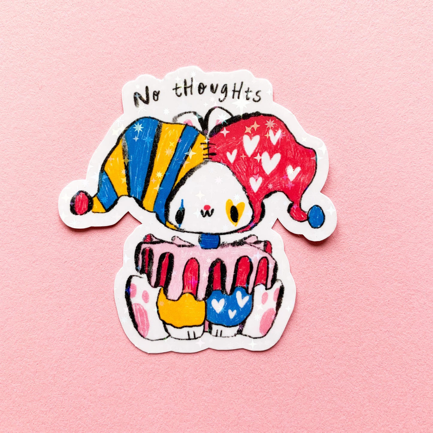 Silly Clowns Holo Stickers