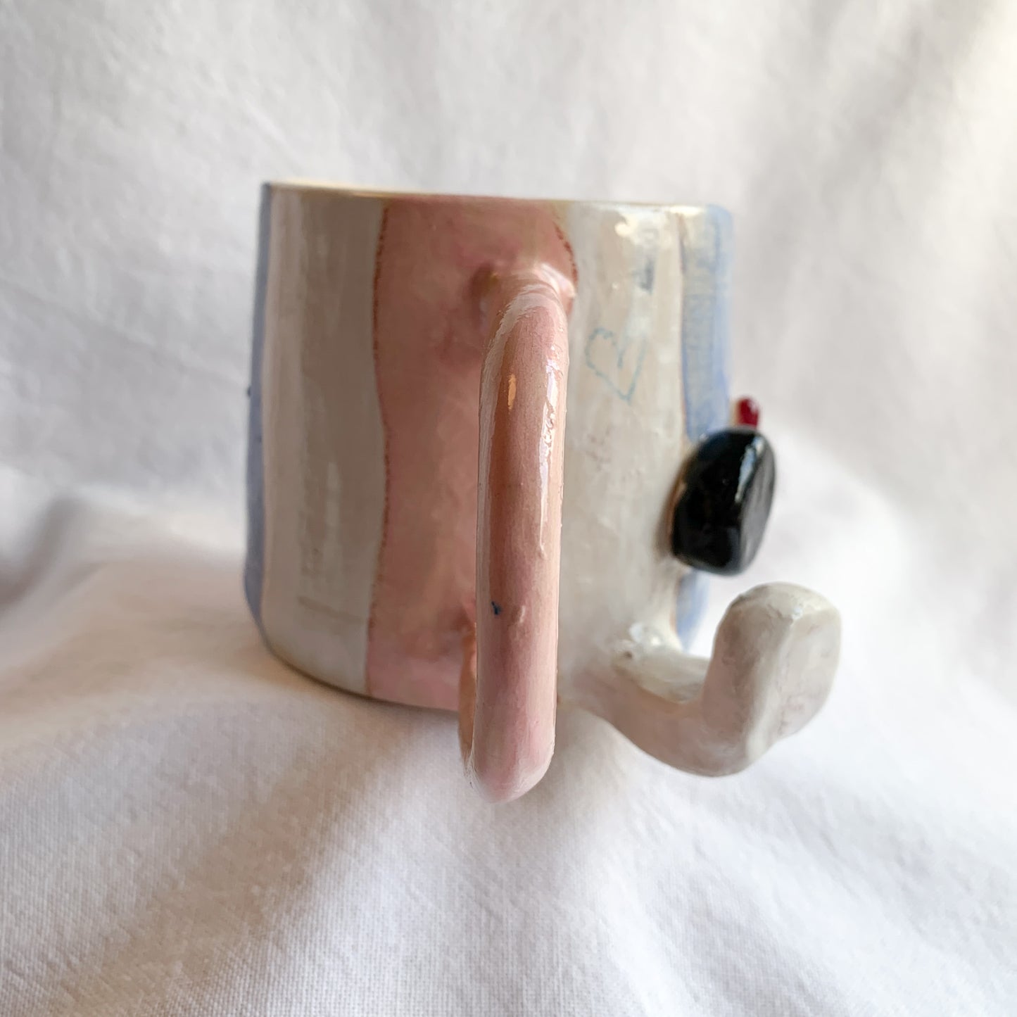 Silly Striped Decorative Mug