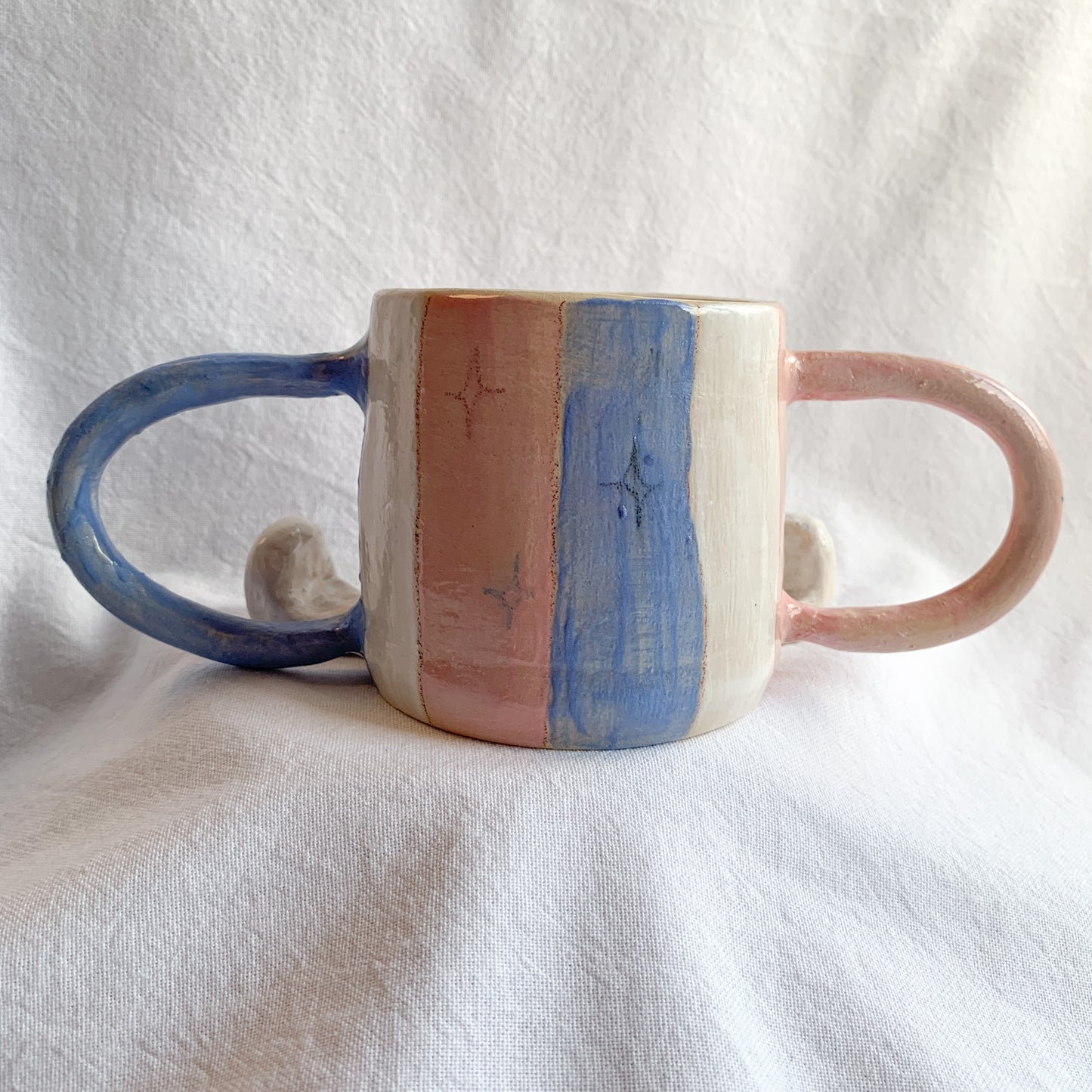 Silly Striped Decorative Mug
