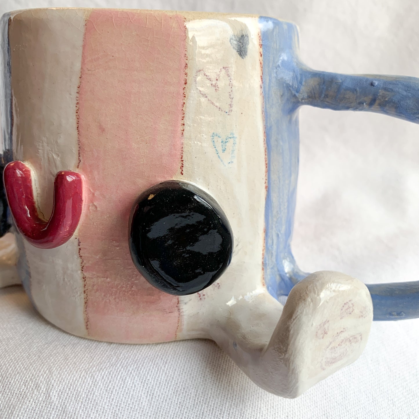 Silly Striped Decorative Mug