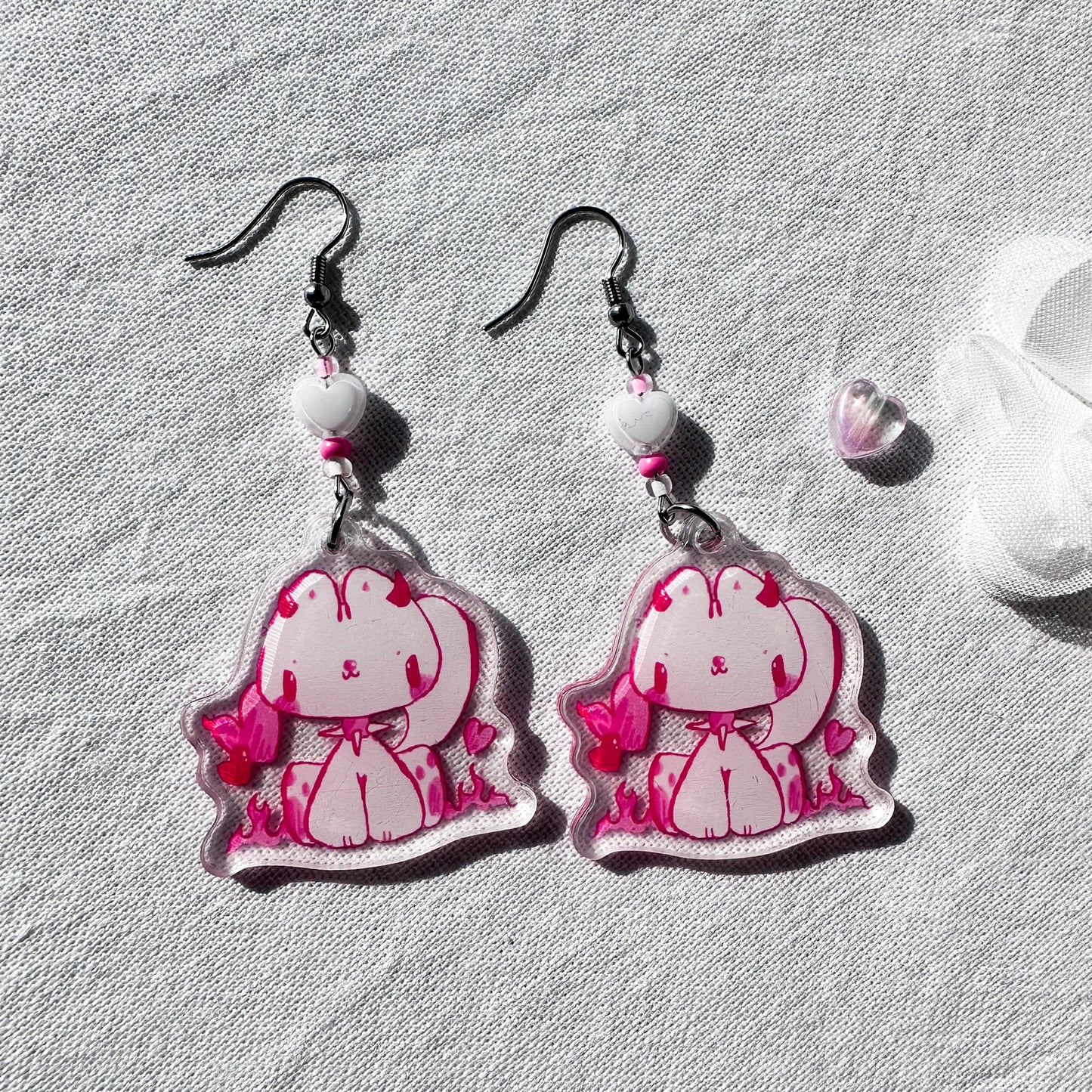 Evil Zora Acrylic Earrings