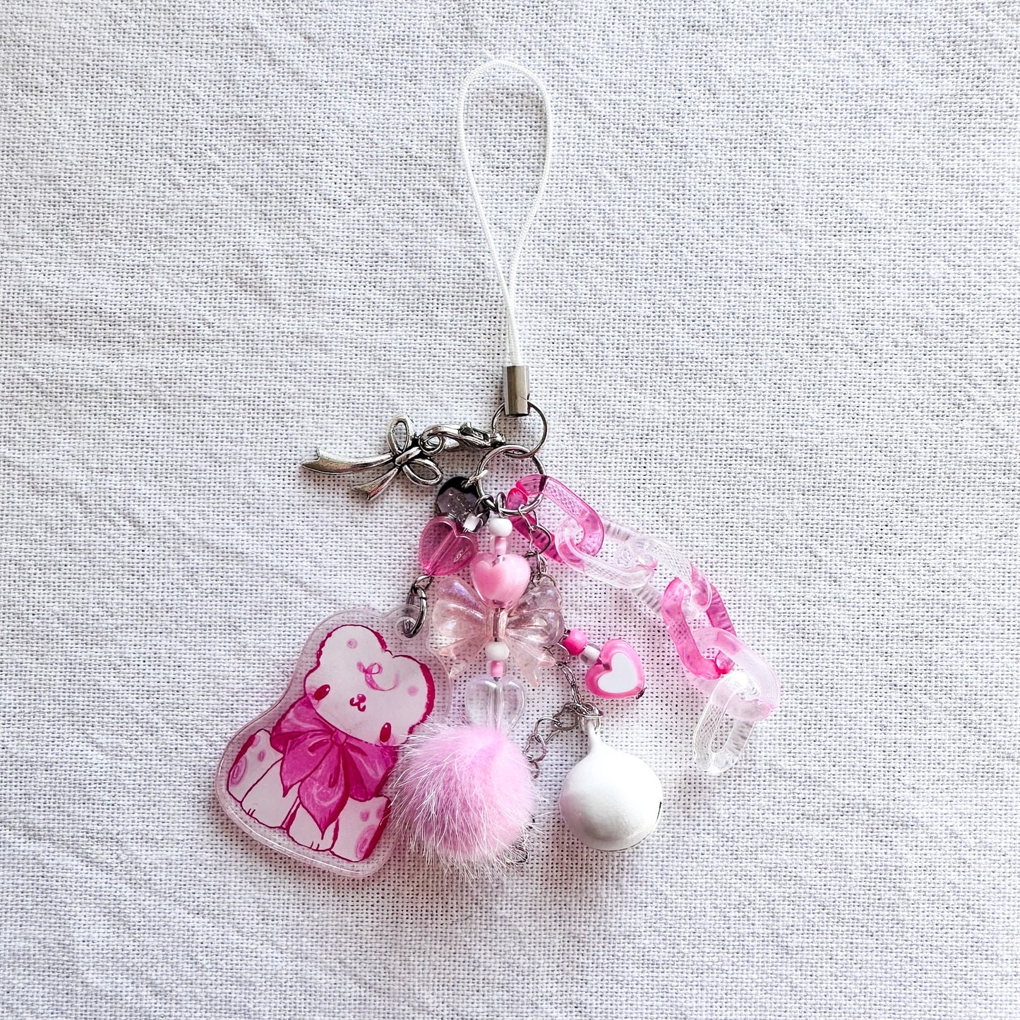 Pink Milo Charms