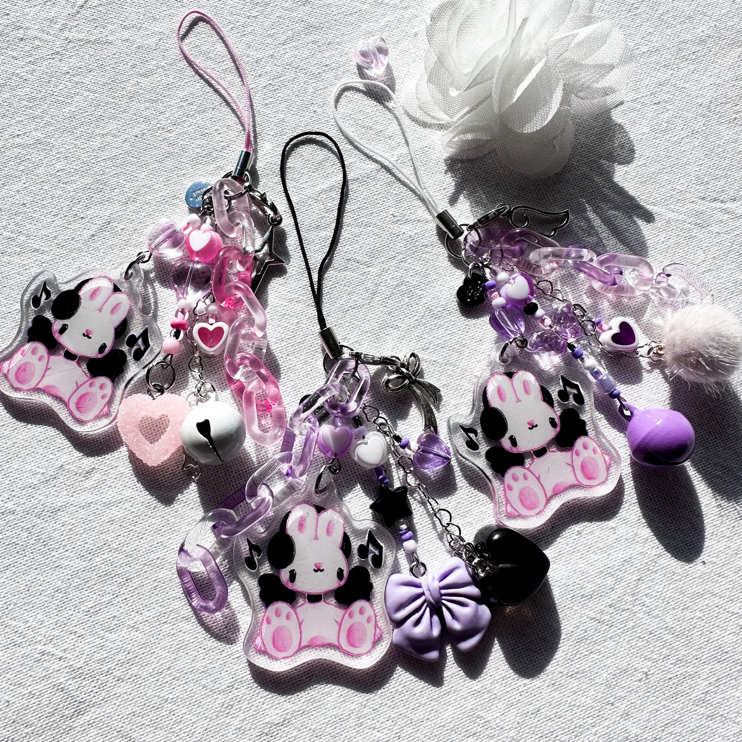 Music Bunny Charms