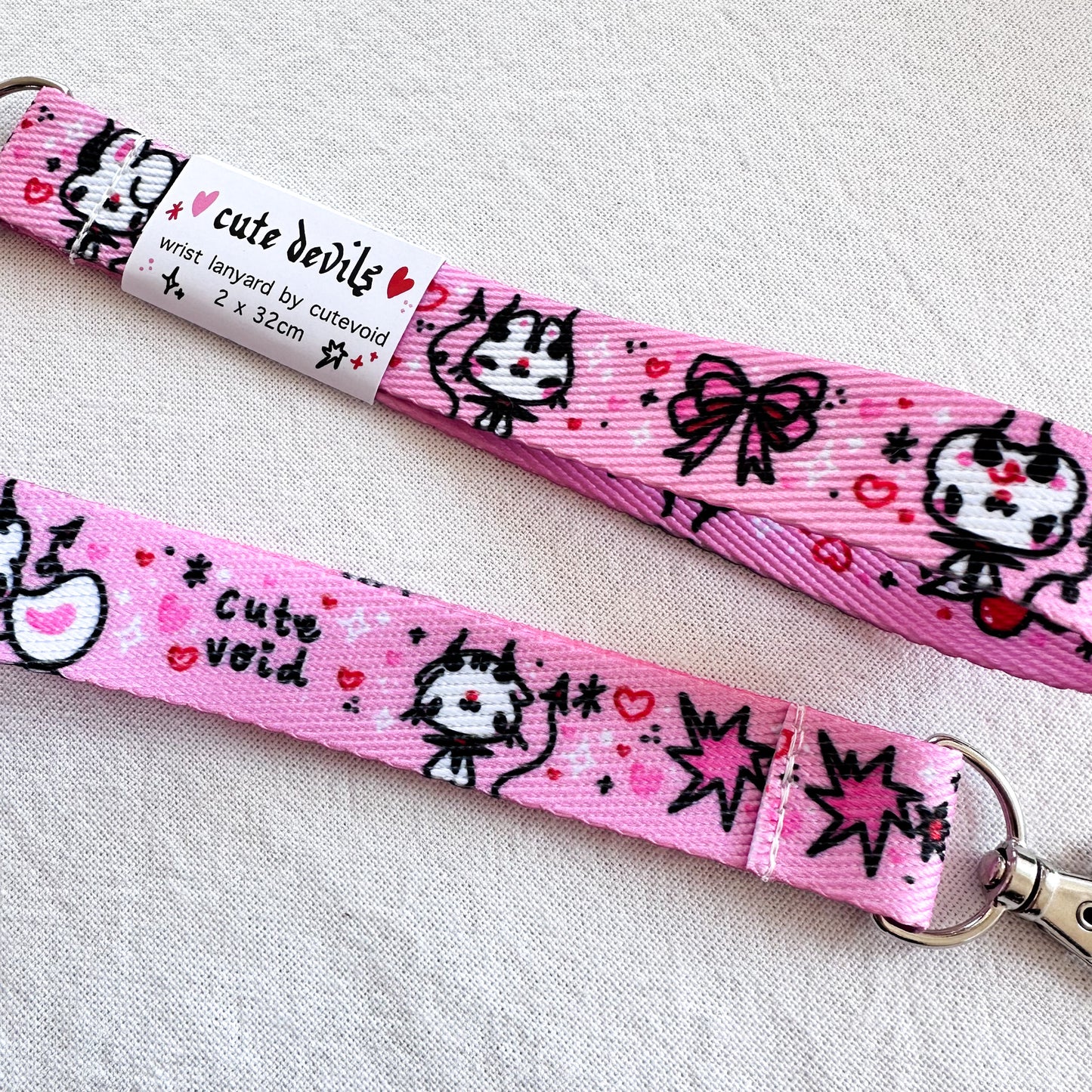 Cute Devils Wrist Lanyard