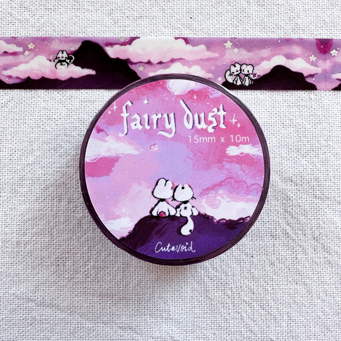 Fairy Dust Silver Foil Washi Tape