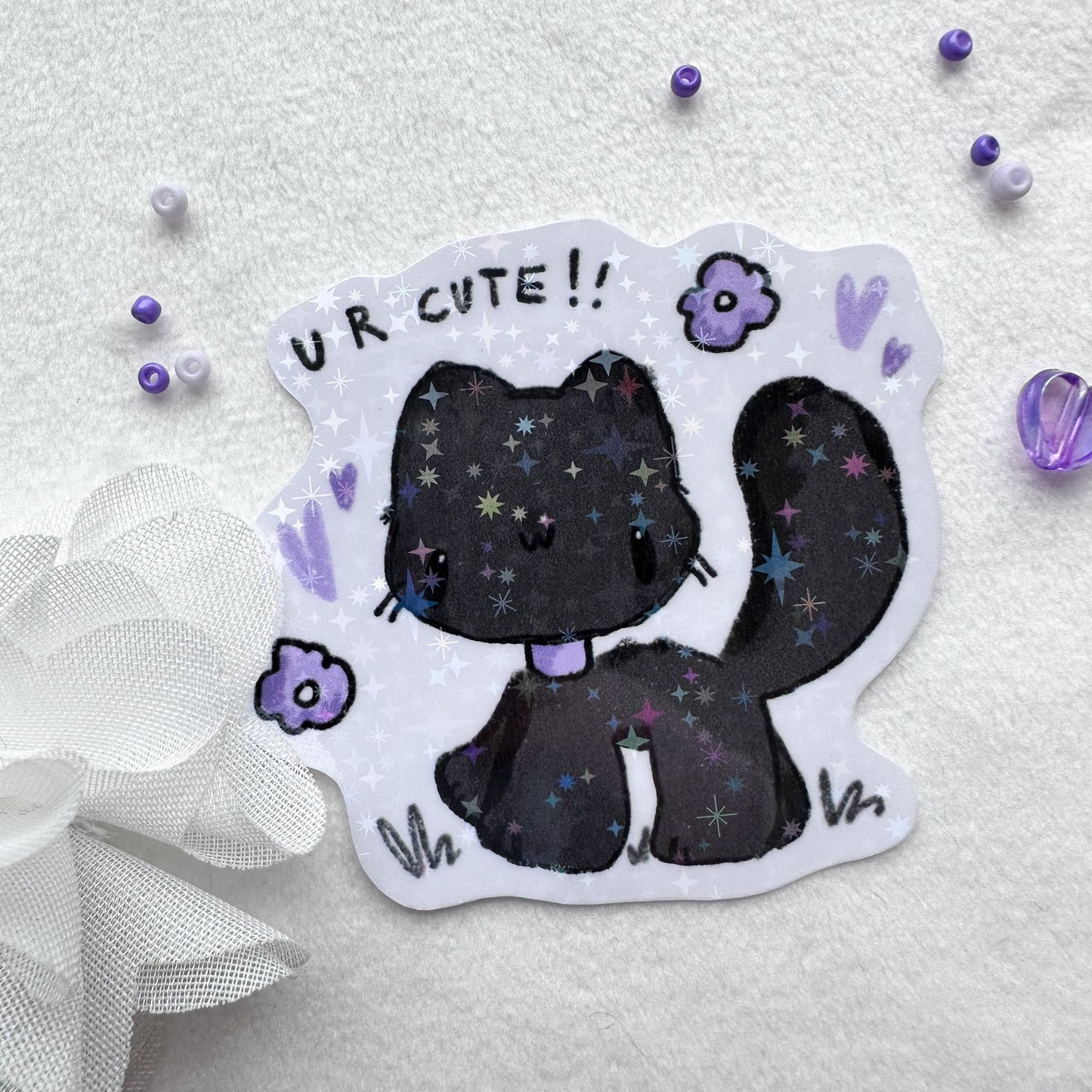 Kuro Holo Sticker