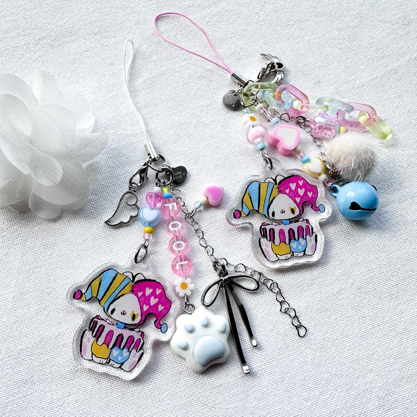 Silly Clown Charms