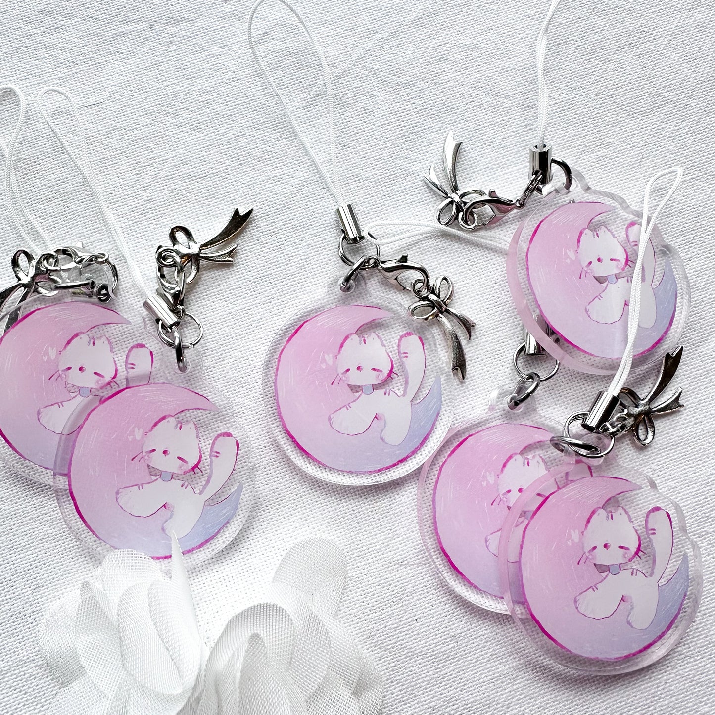 Moon Zora Acrylic Charm