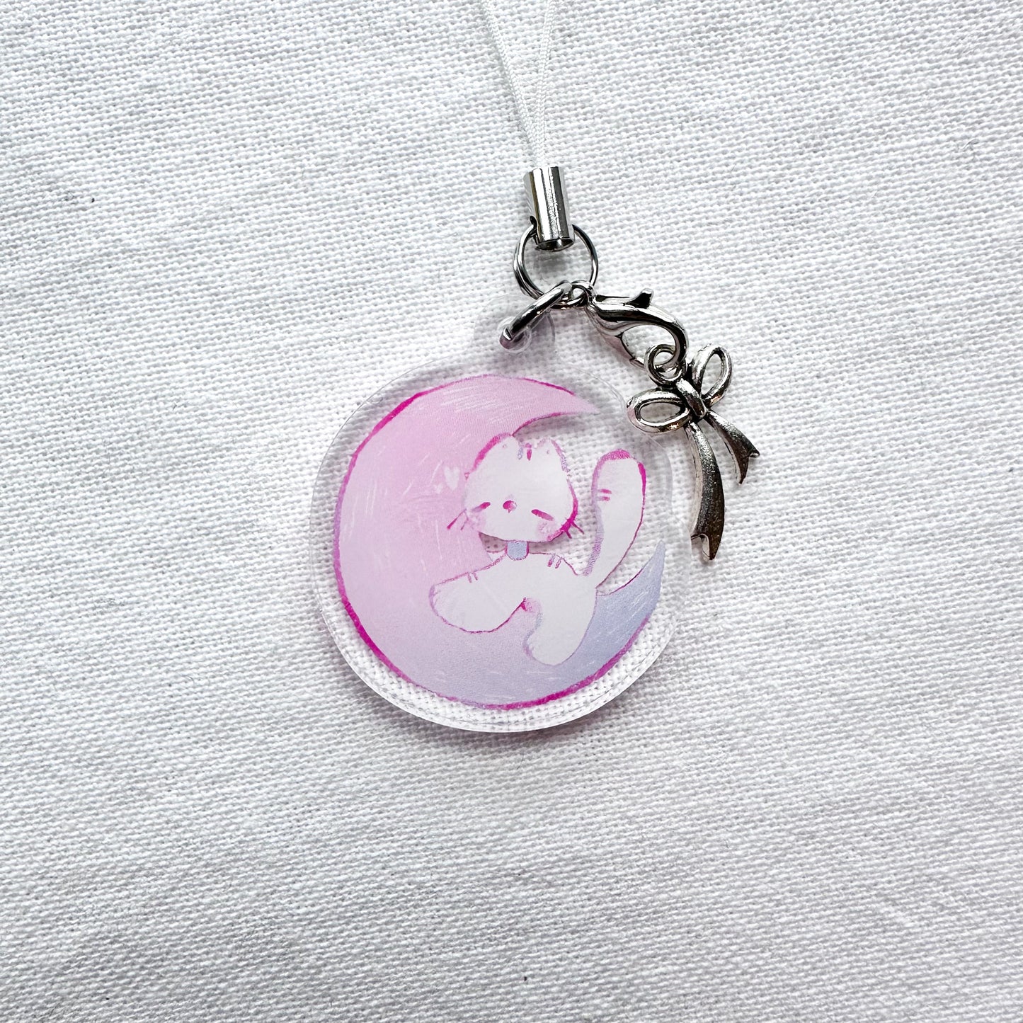 Moon Zora Acrylic Charm