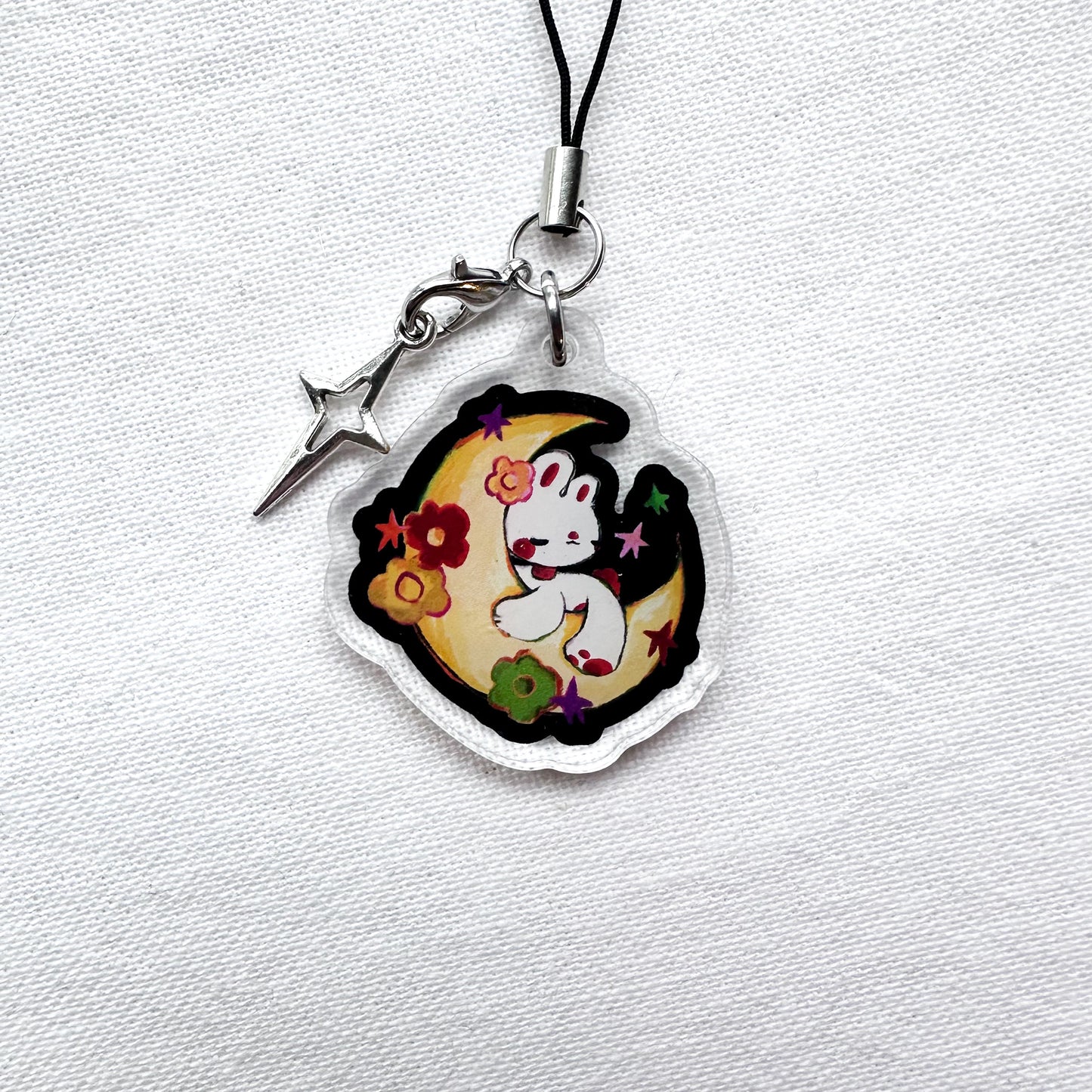 Moon Mako Acrylic Charm