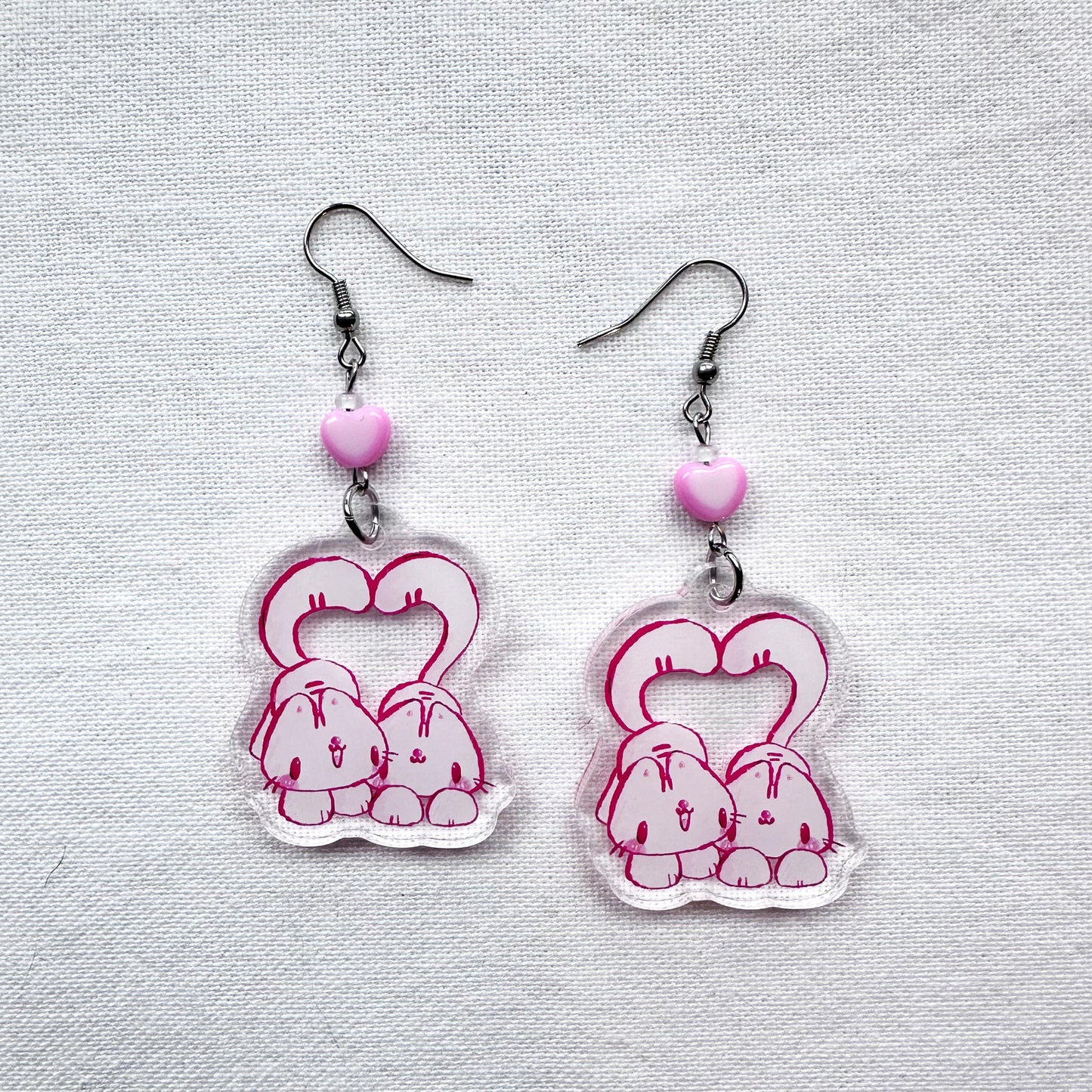 Love Kitties Acrylic Earrings
