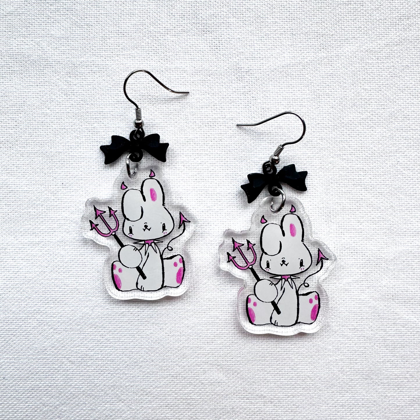 Devil Mako Acrylic Earrings