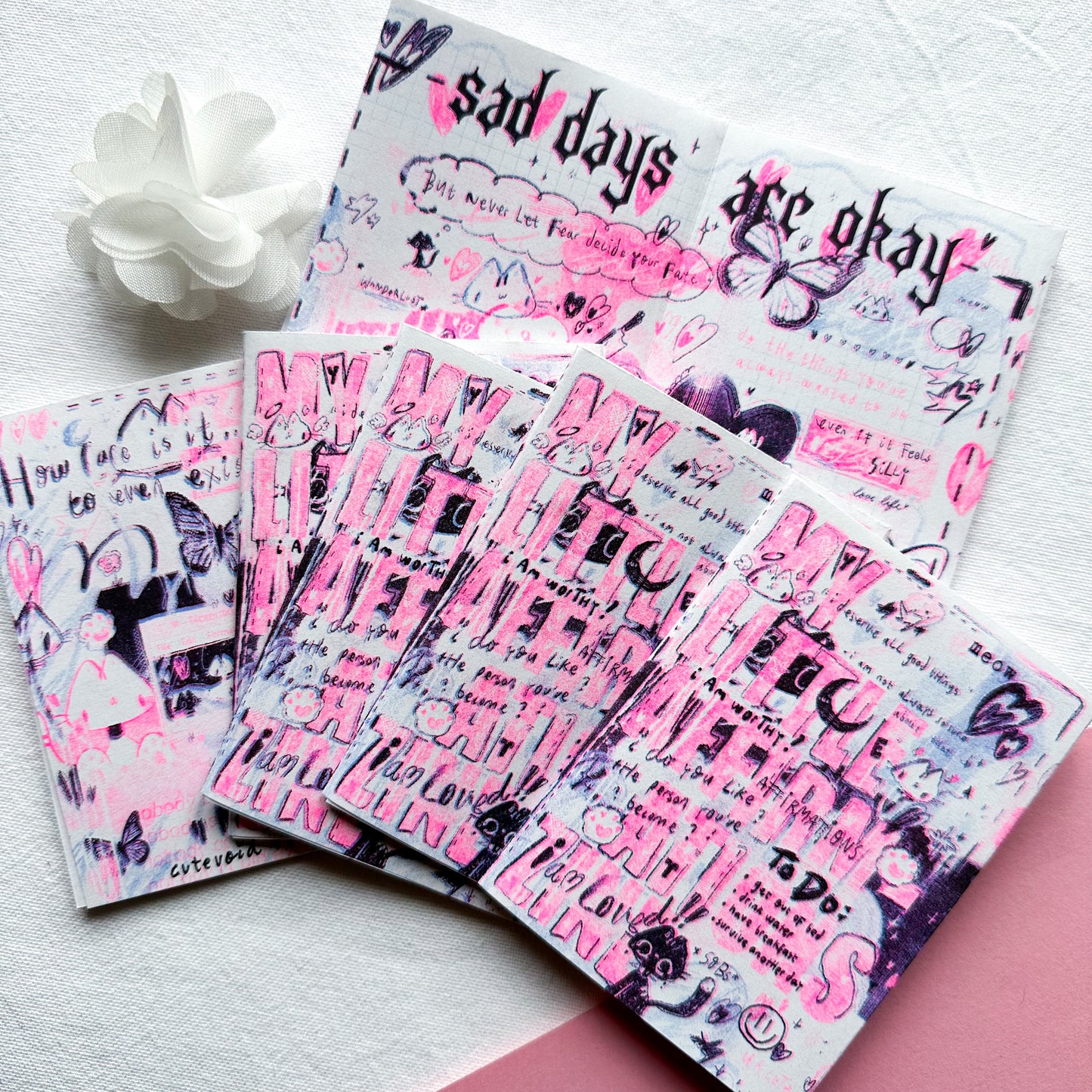 Affirmations Mini Riso Zine