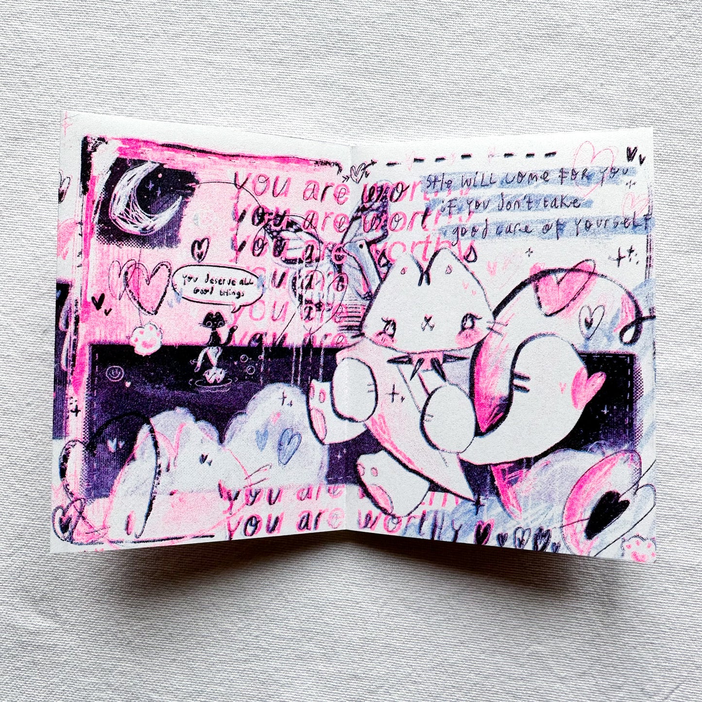 Affirmations Mini Riso Zine
