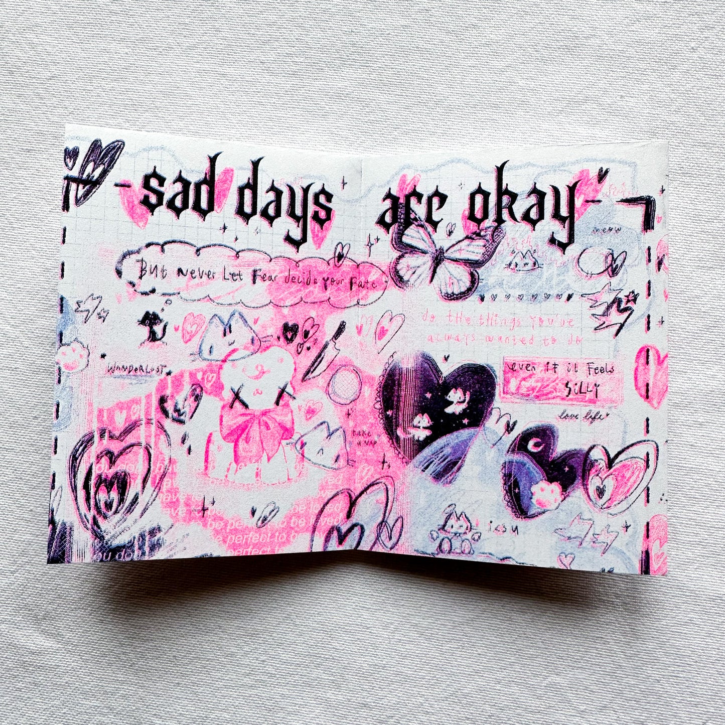 Affirmations Mini Riso Zine