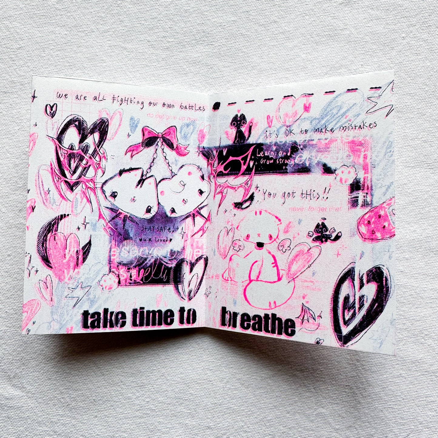 Affirmations Mini Riso Zine