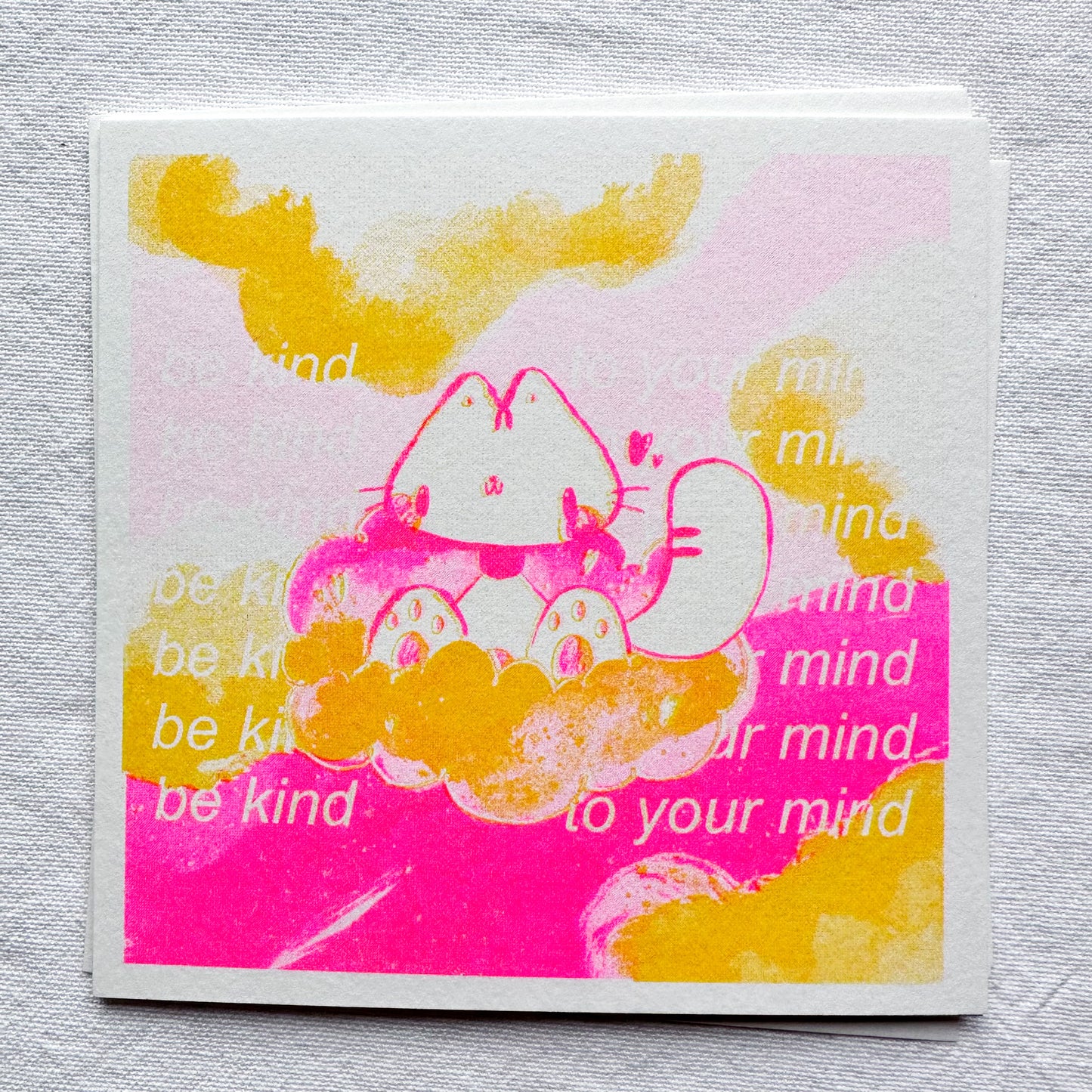 Kind To Your Mind Riso Print