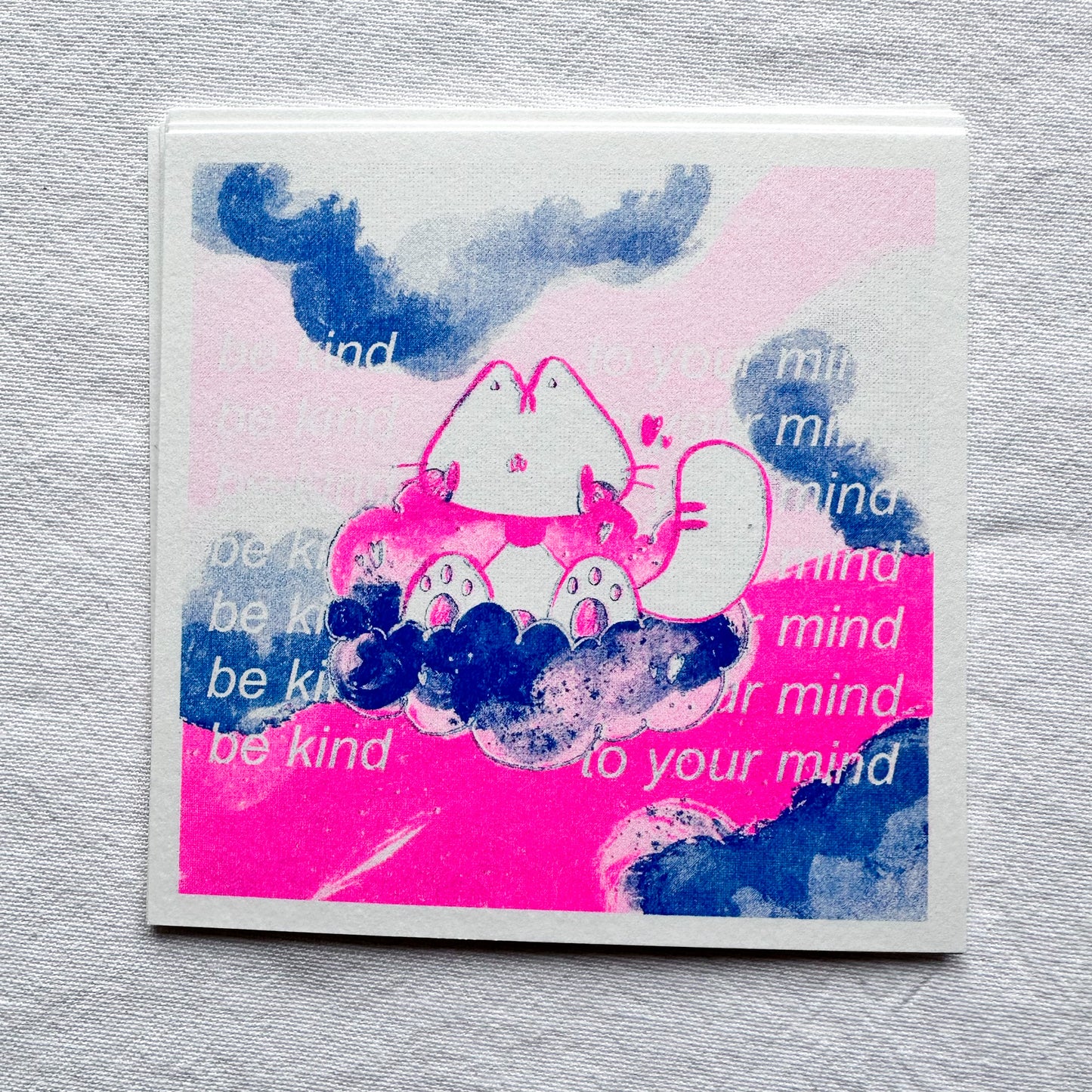 Kind To Your Mind Riso Print