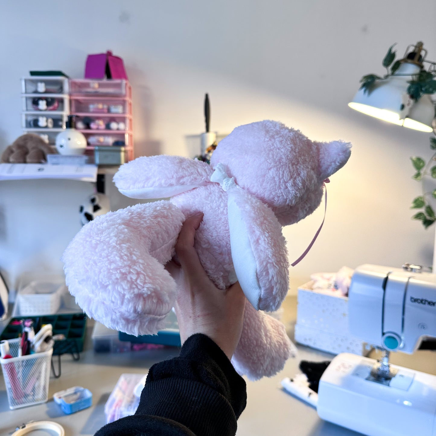 Pink Cat Plushie