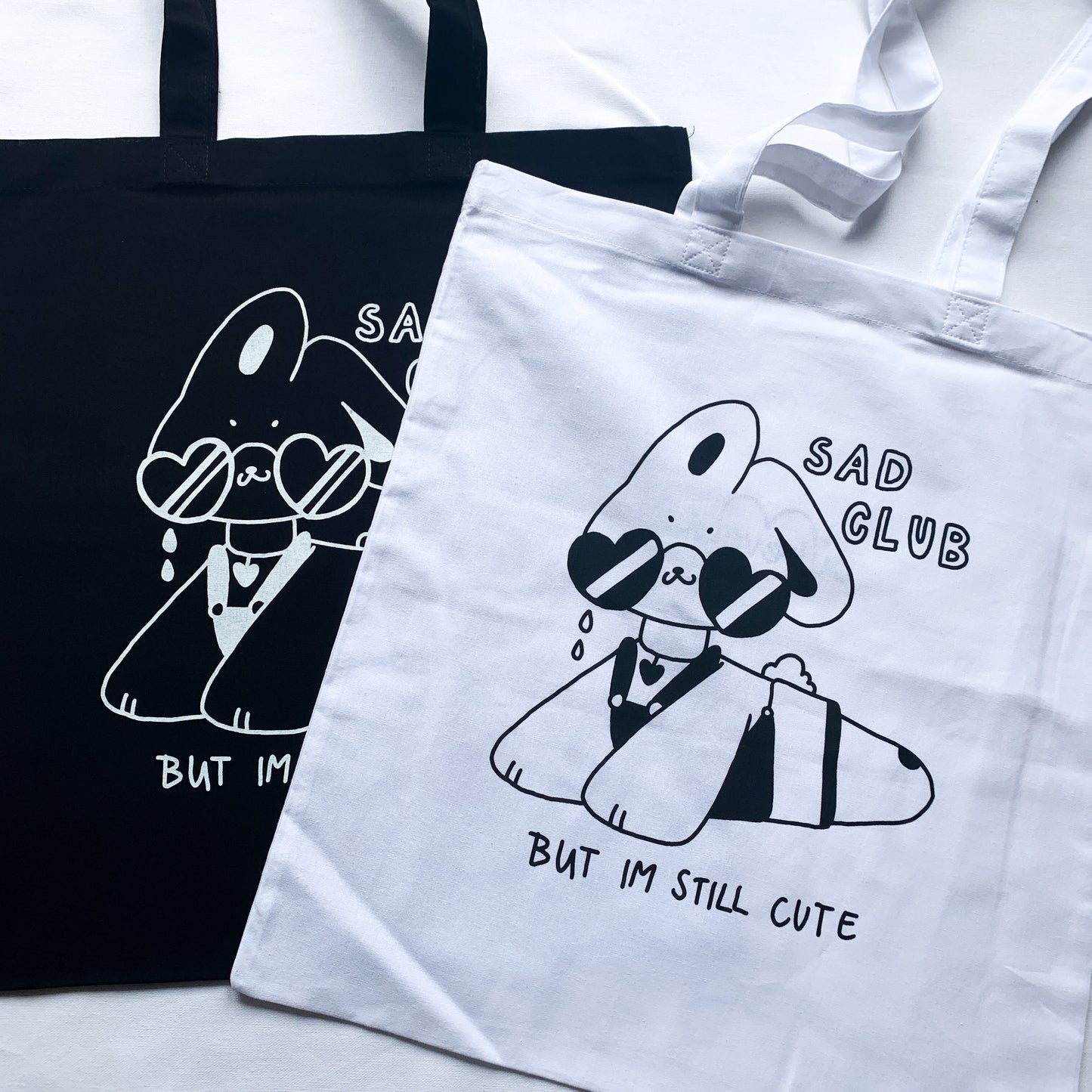 Sad Club Tote Bags