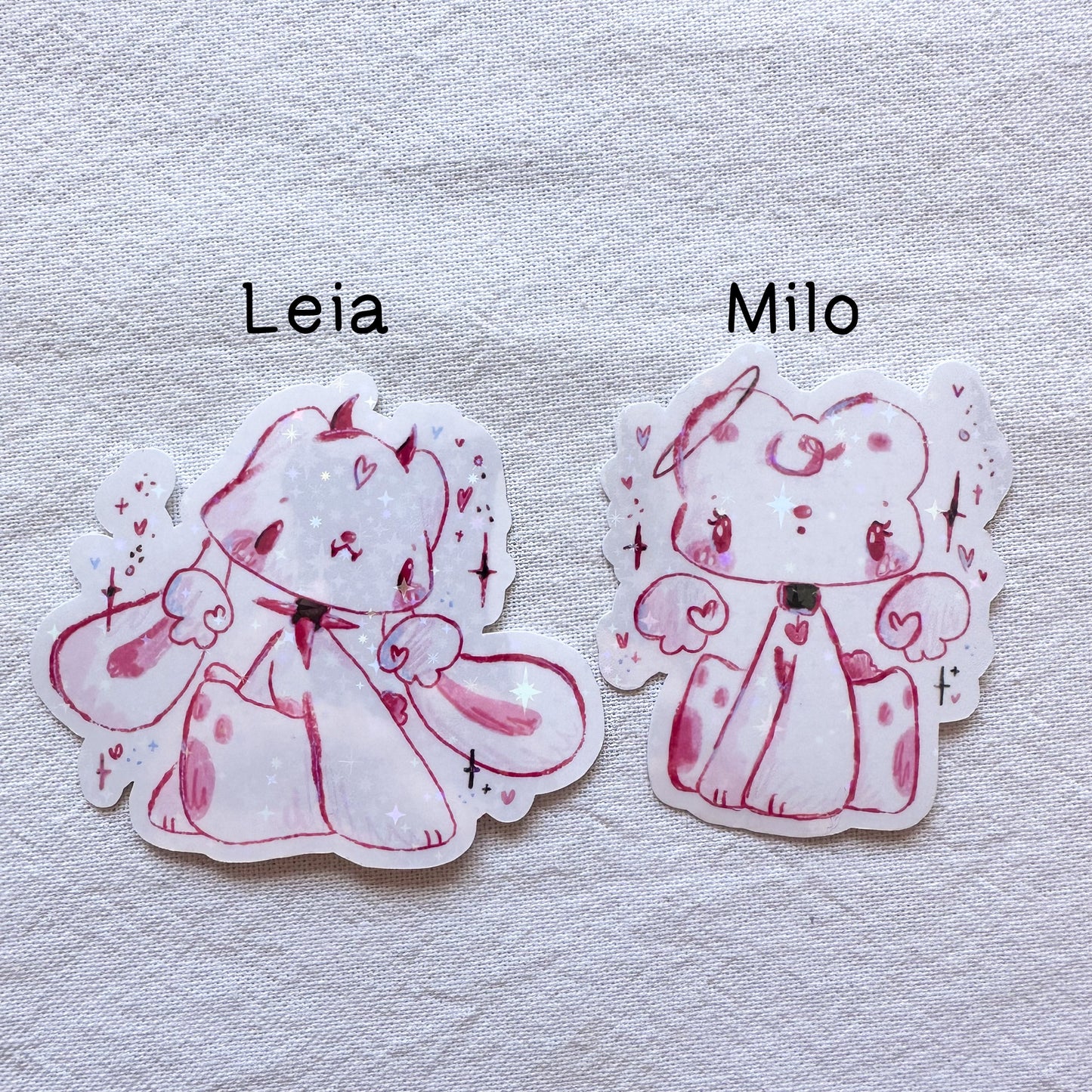 Sparkly Cuties Holo Stickers