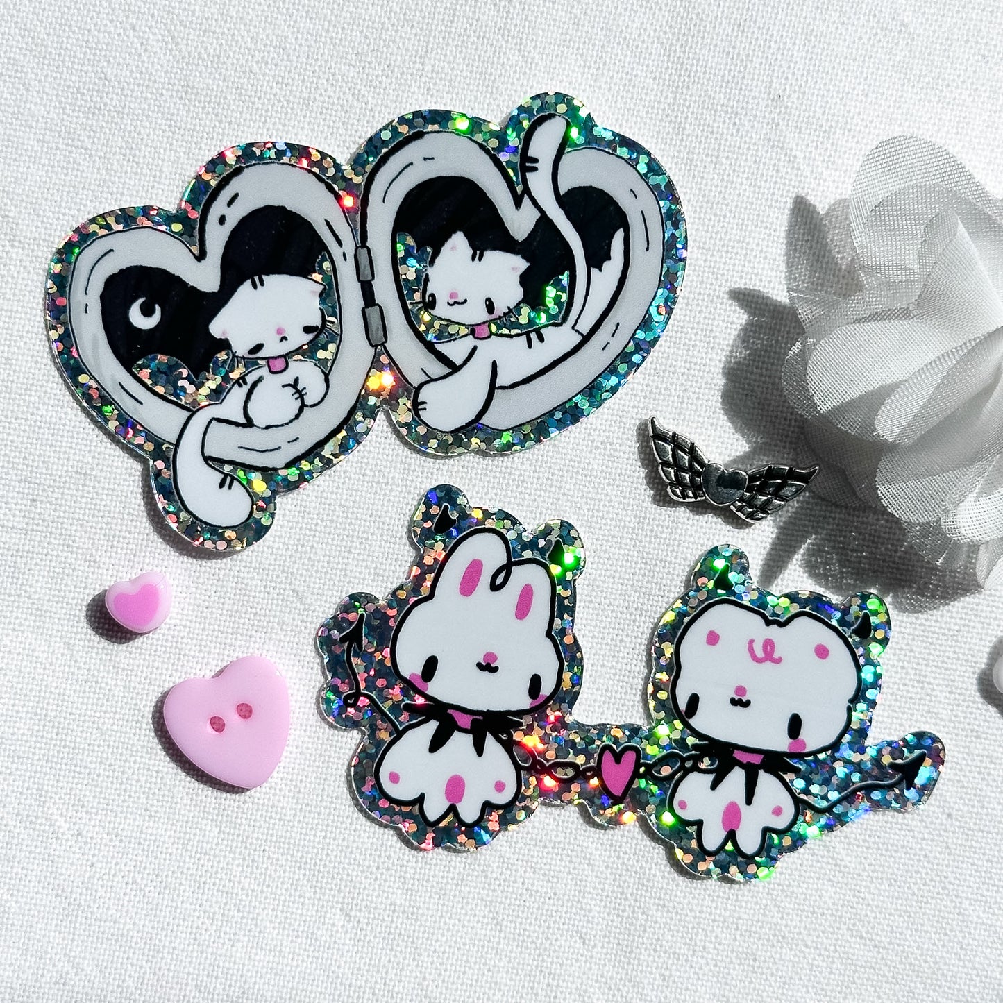 Forever Together Glitter Stickers