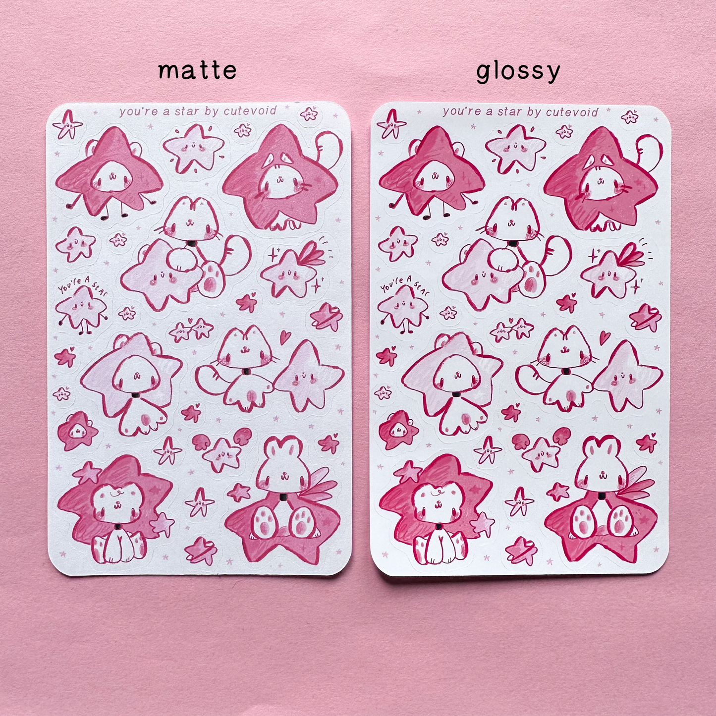 Moon & Star Stickersheets