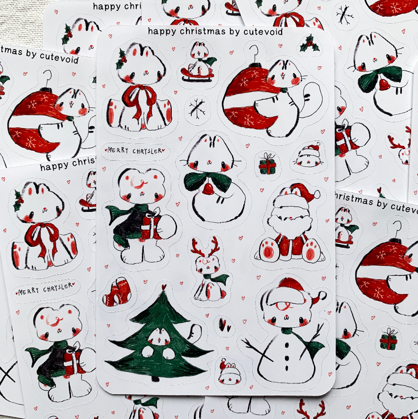 Happy Christmas Stickersheet