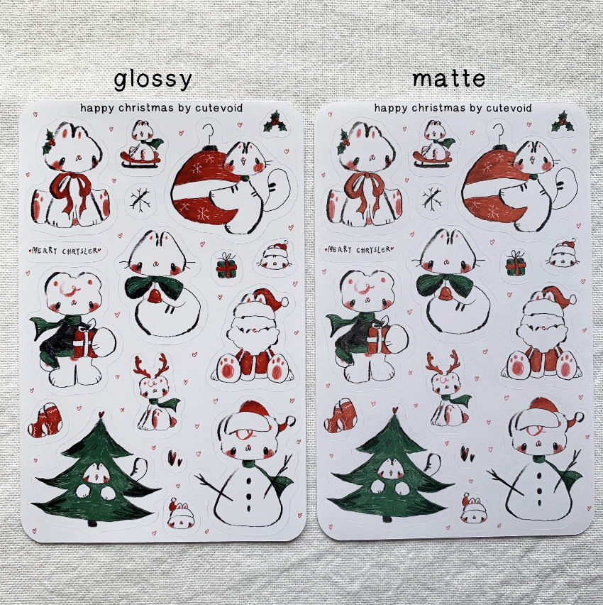 Happy Christmas Stickersheet
