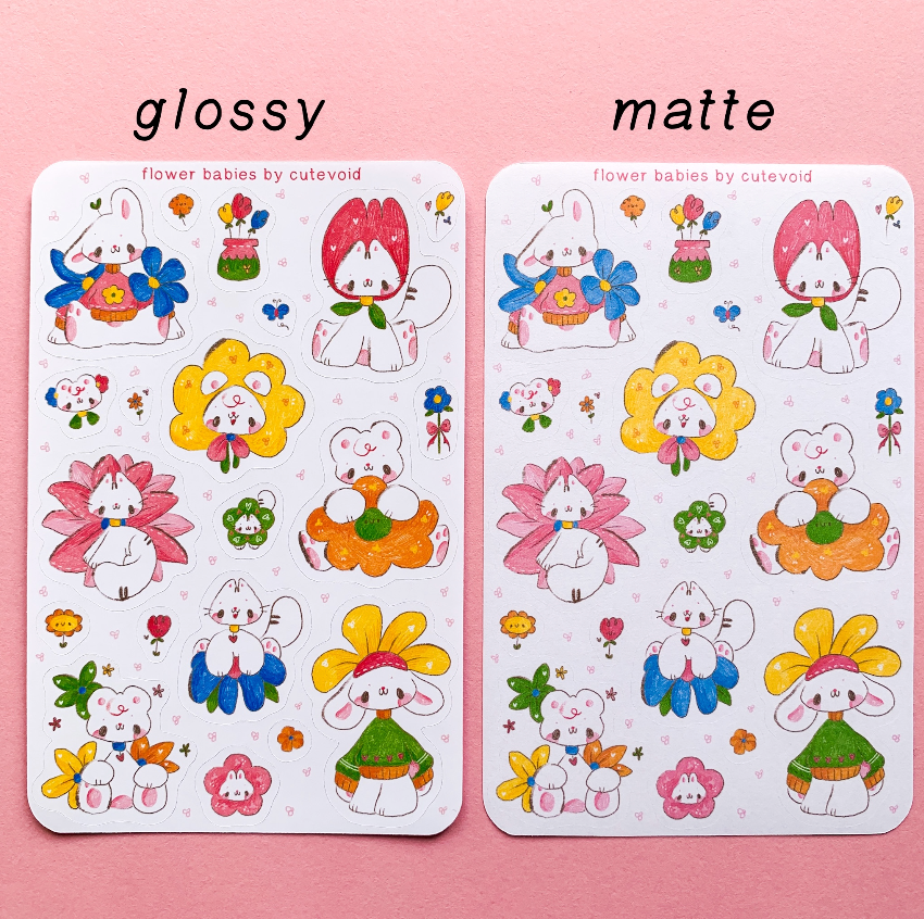 Flower Stickersheets