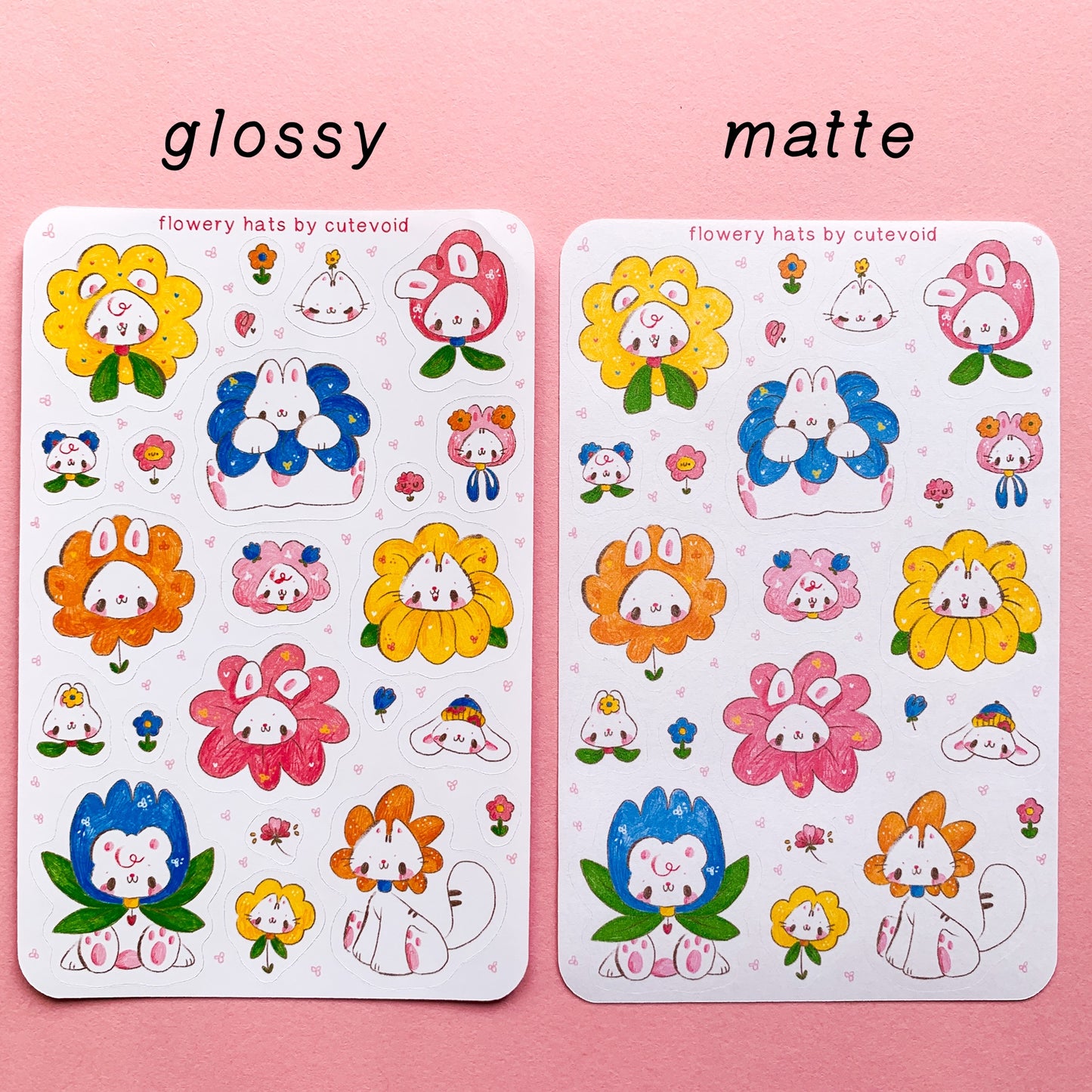 Flower Stickersheets