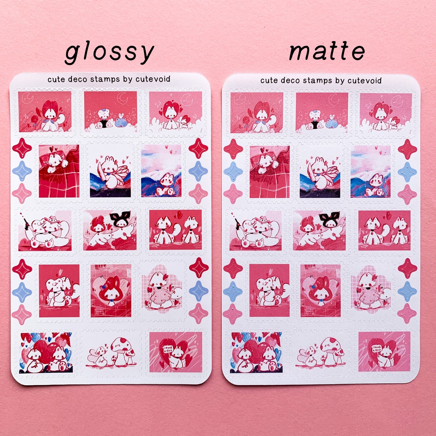Cute Deco Stamps Stickersheet