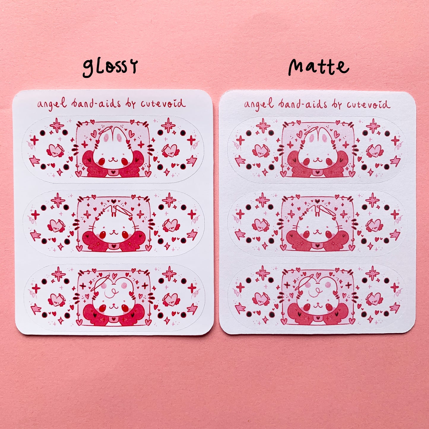 Angel & Devil Bandaid Stickersheet