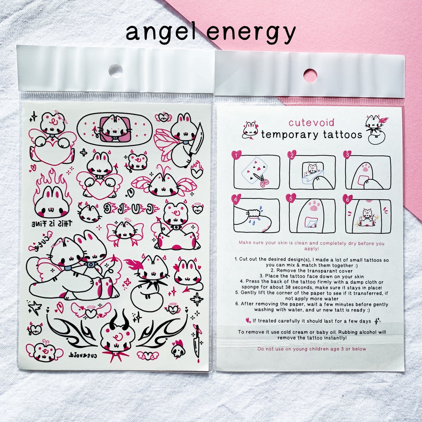 Temporary Tattoo Sheets