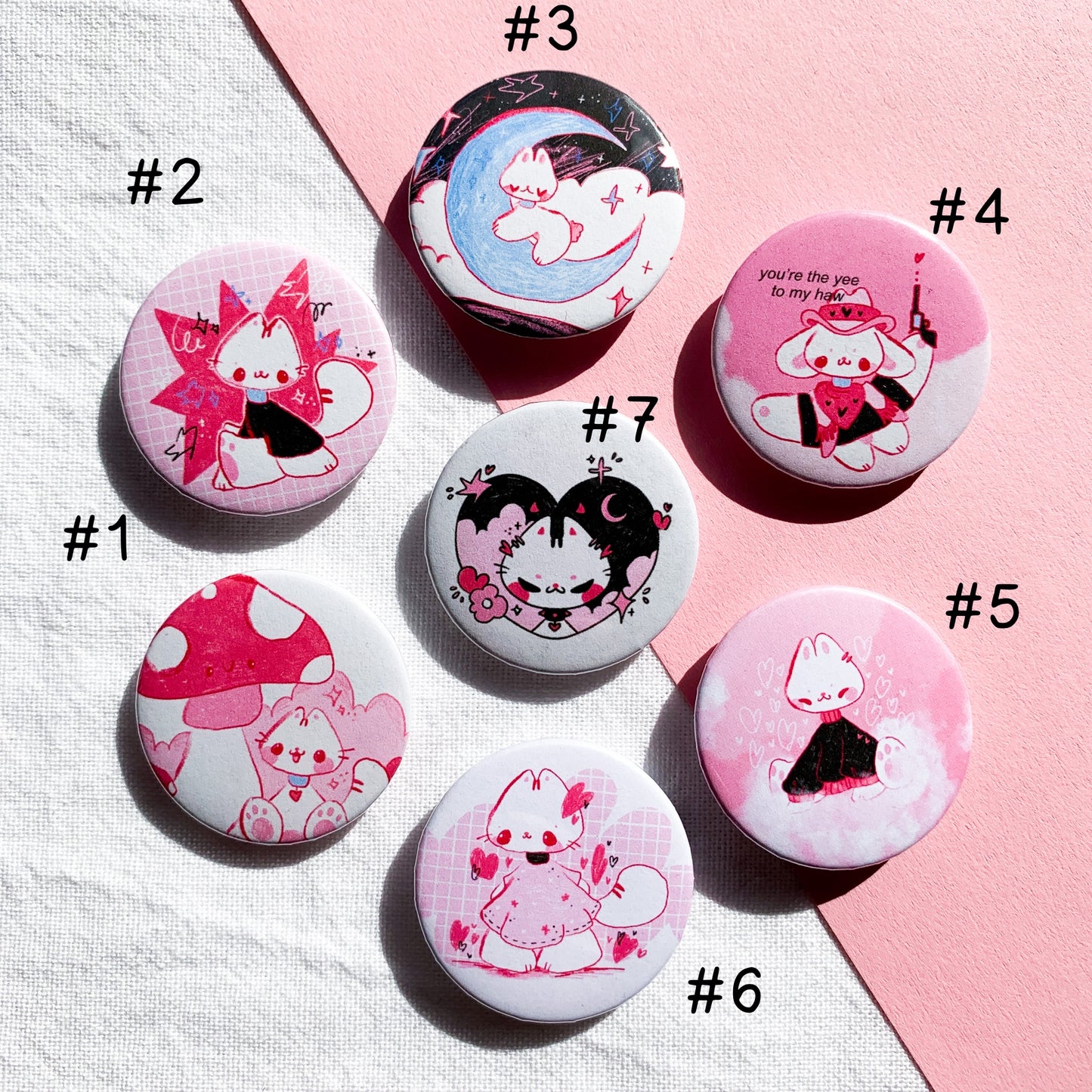 Cute Animal Buttons