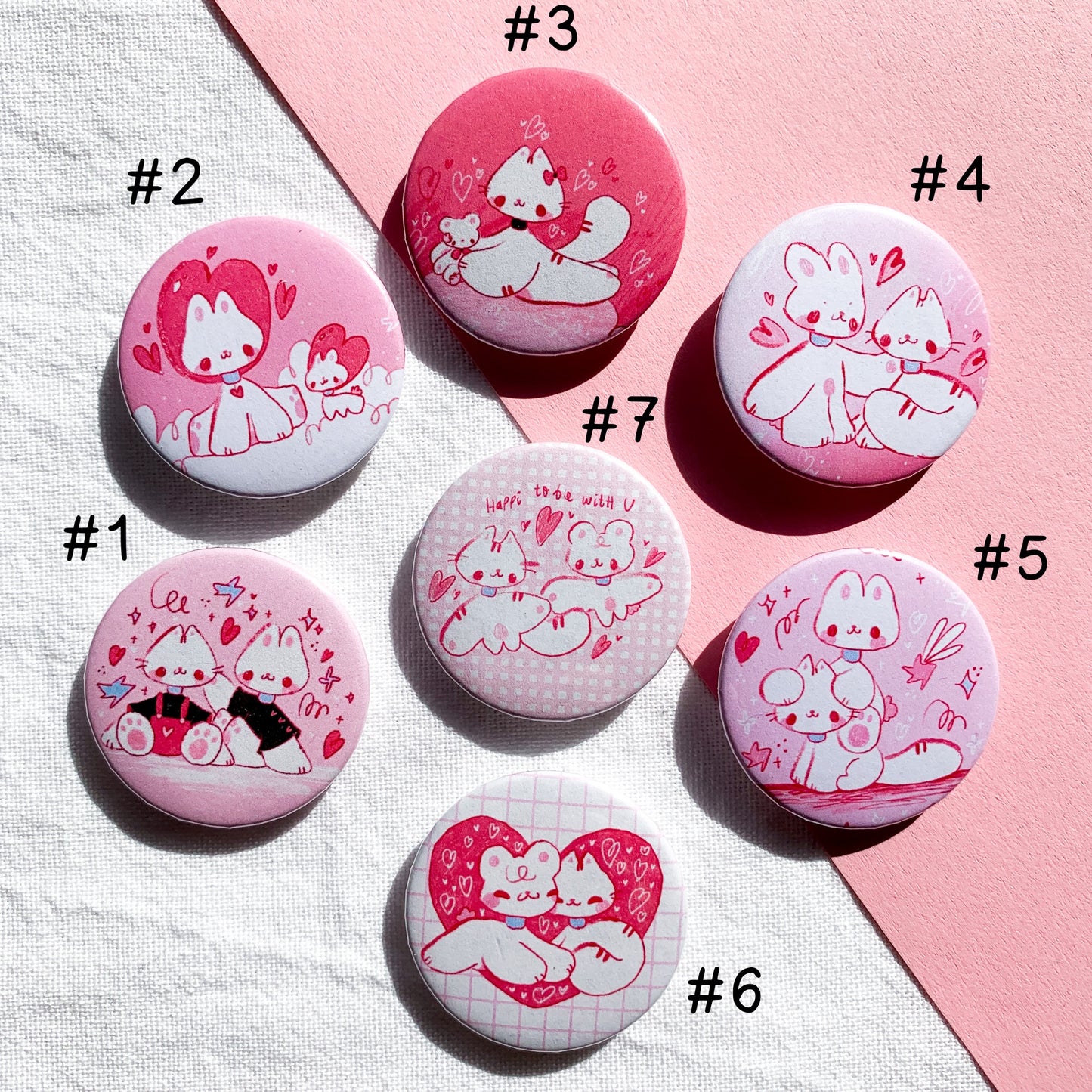 Love Babies Buttons