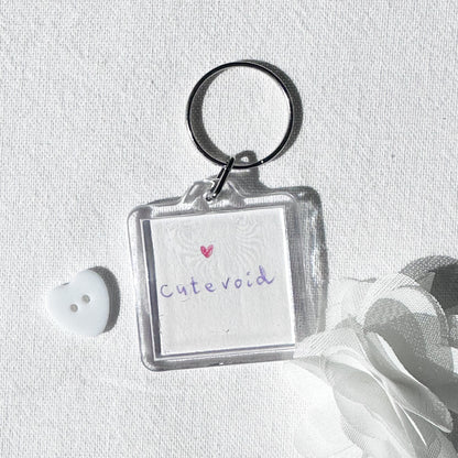 Strawberry Moth Keychain
