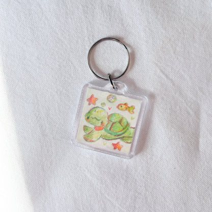 Turtle Keychain