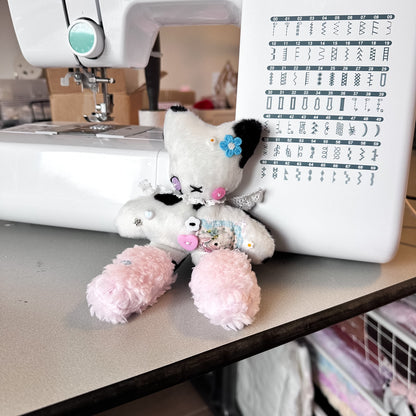 Pink Cow Cat Plushie