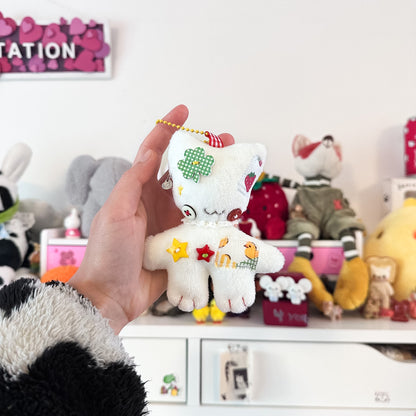 Silly Cat Plush Charm