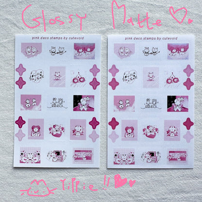 Deco Stamps Stickersheets