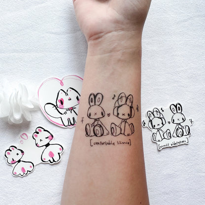 Bunny Temporary Tattoo