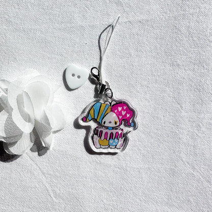 Silly Clown Acrylic Charm