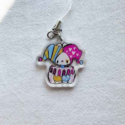 Silly Clown Acrylic Charm